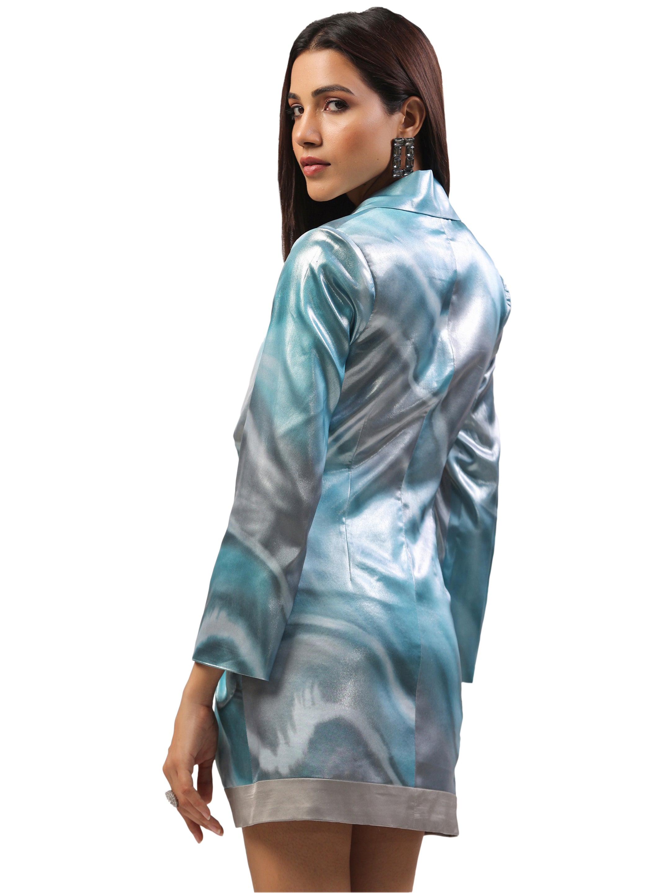 Stella Pleated Blazer Dress