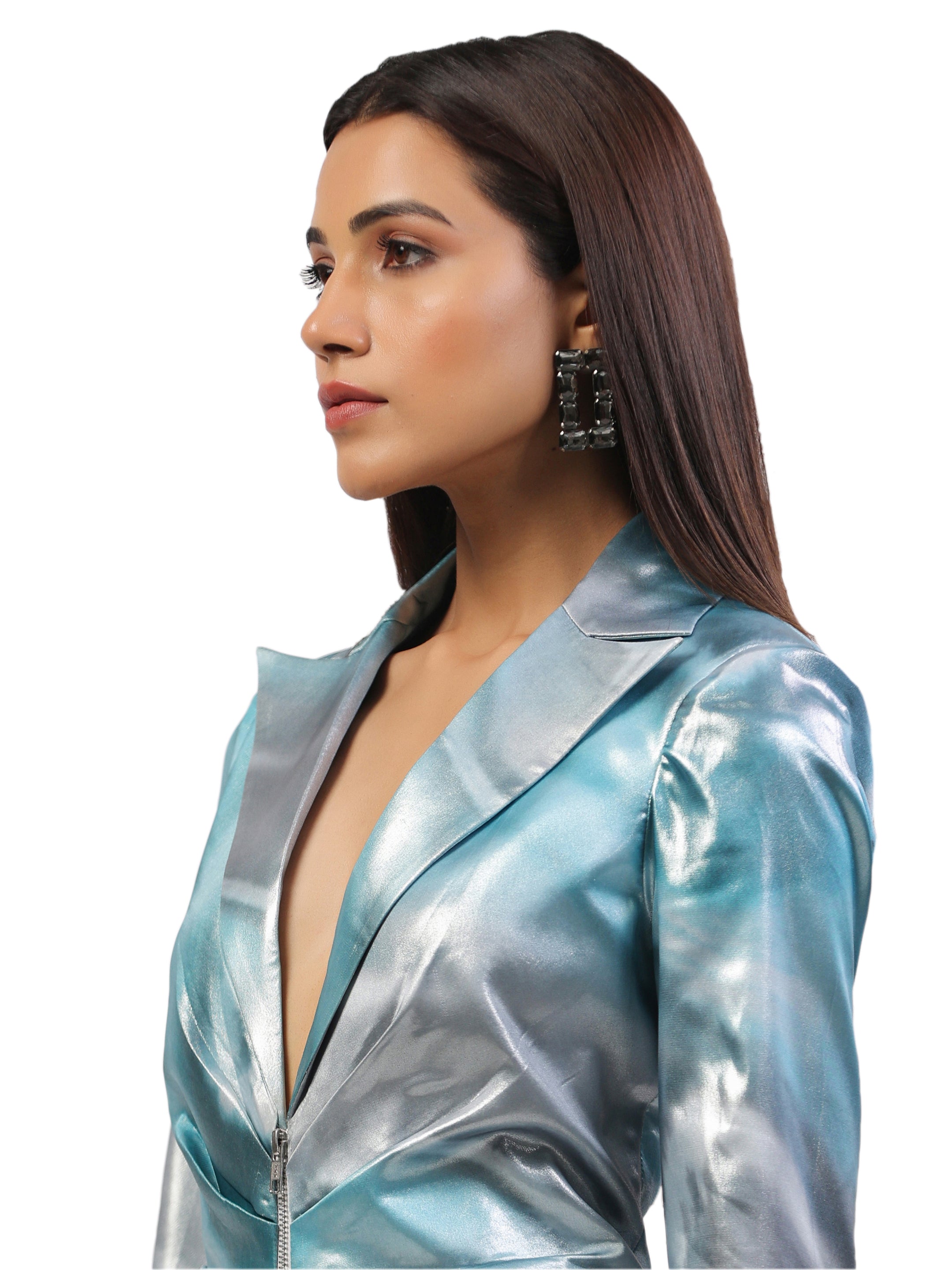 Stella Pleated Blazer Dress