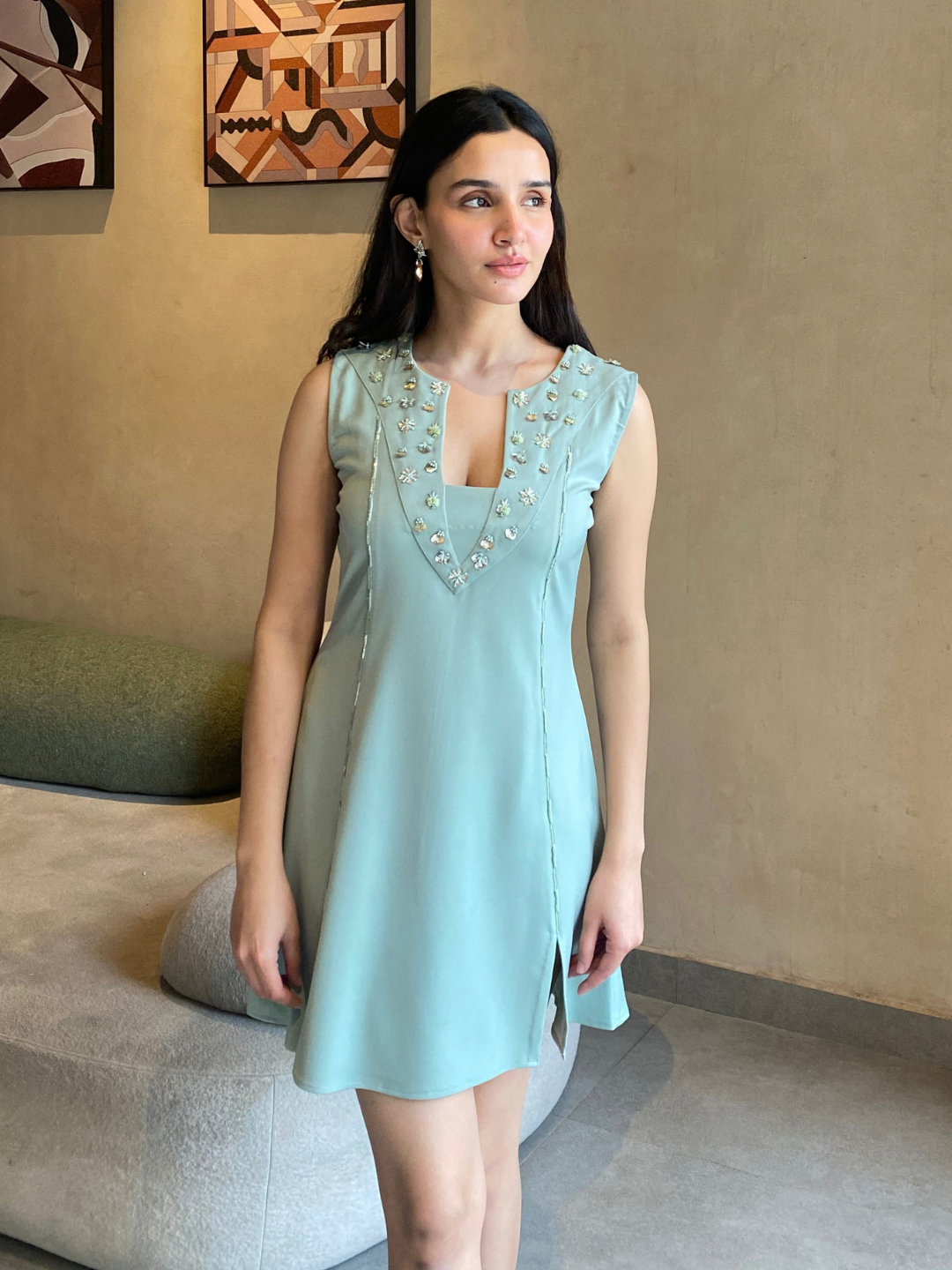 Kuan Mint Green Dress