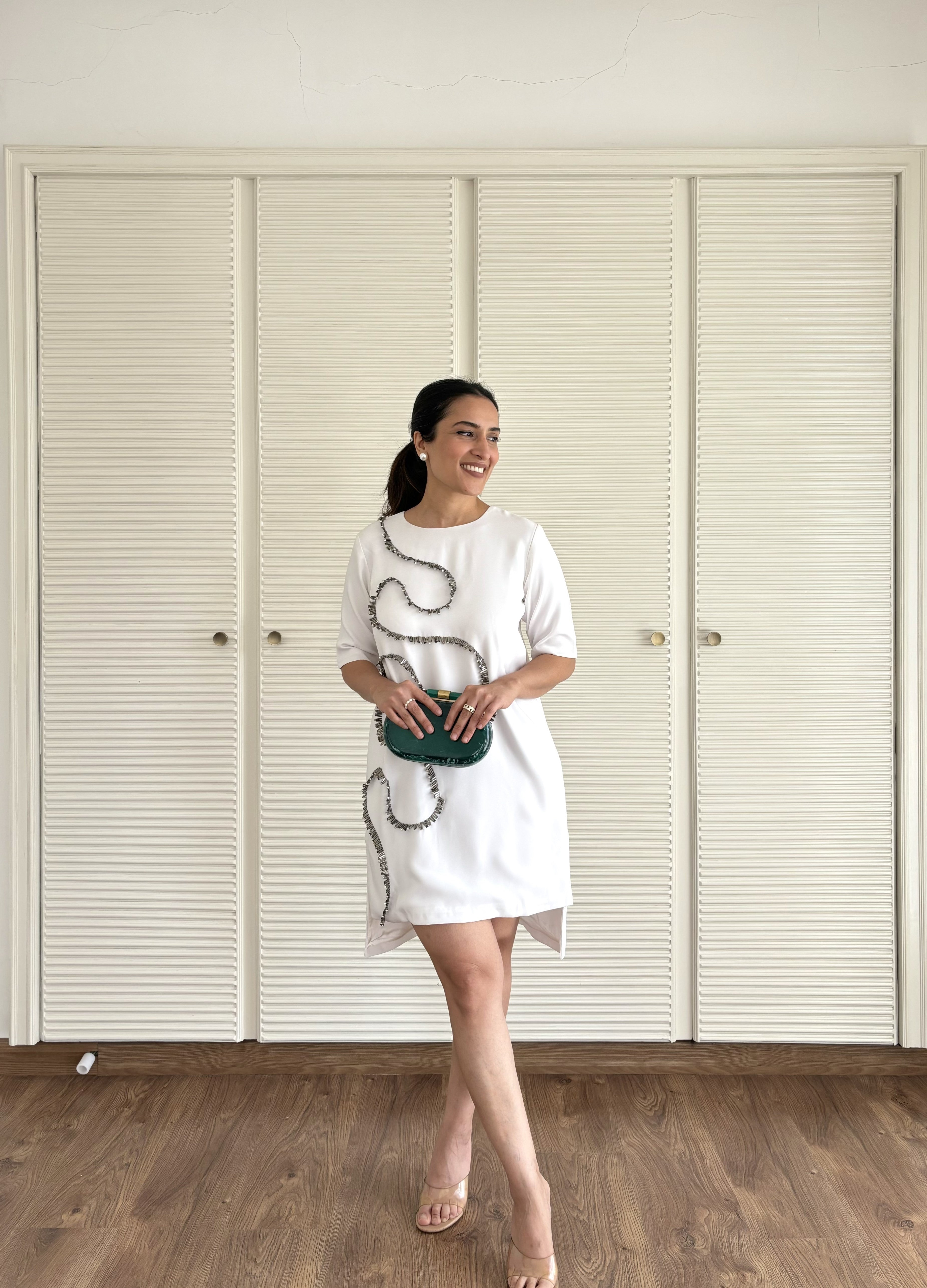 Urmi Daga in Beaded Long Top