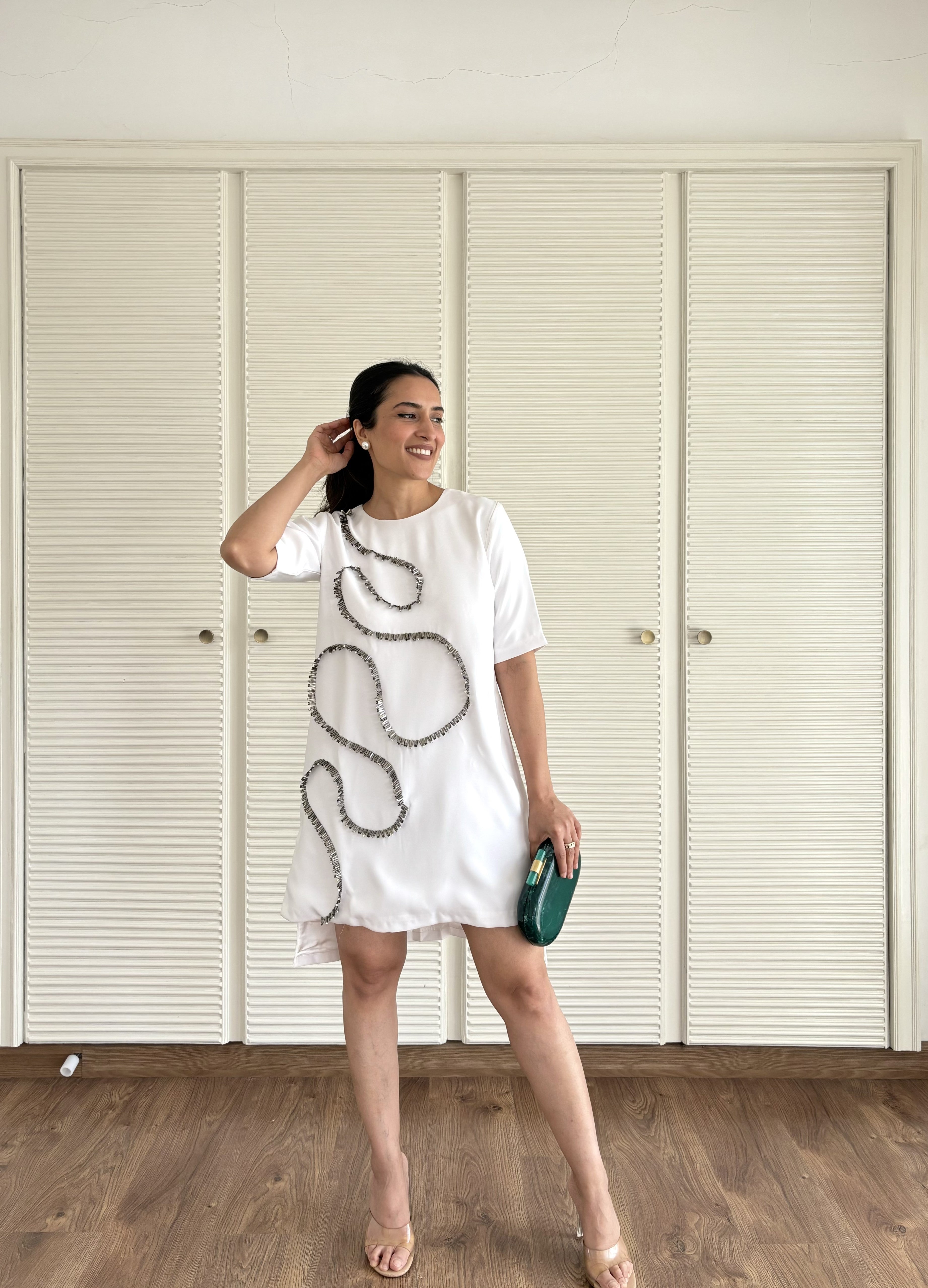 Urmi Daga in Beaded Long Top