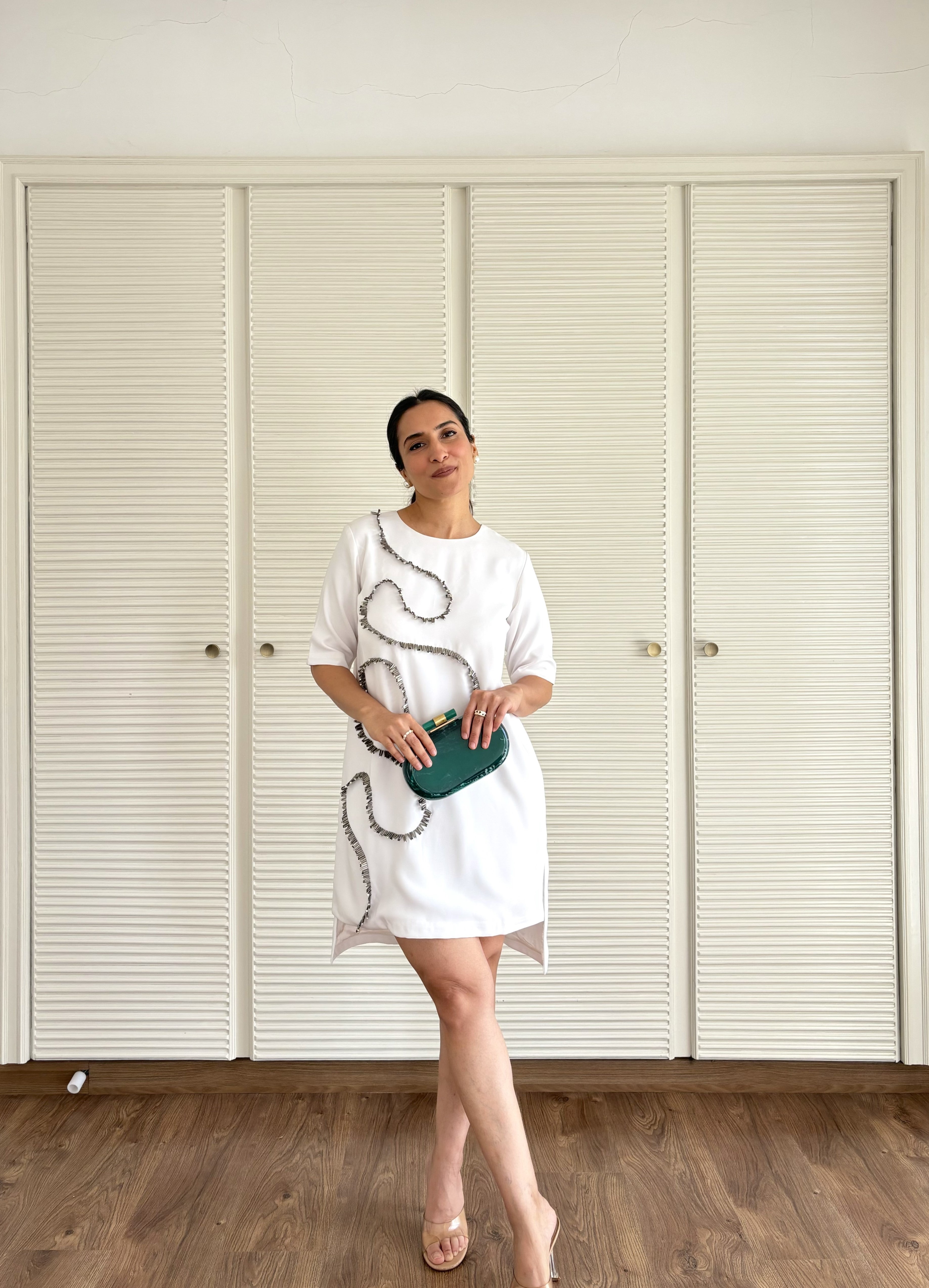 Urmi Daga in Beaded Long Top