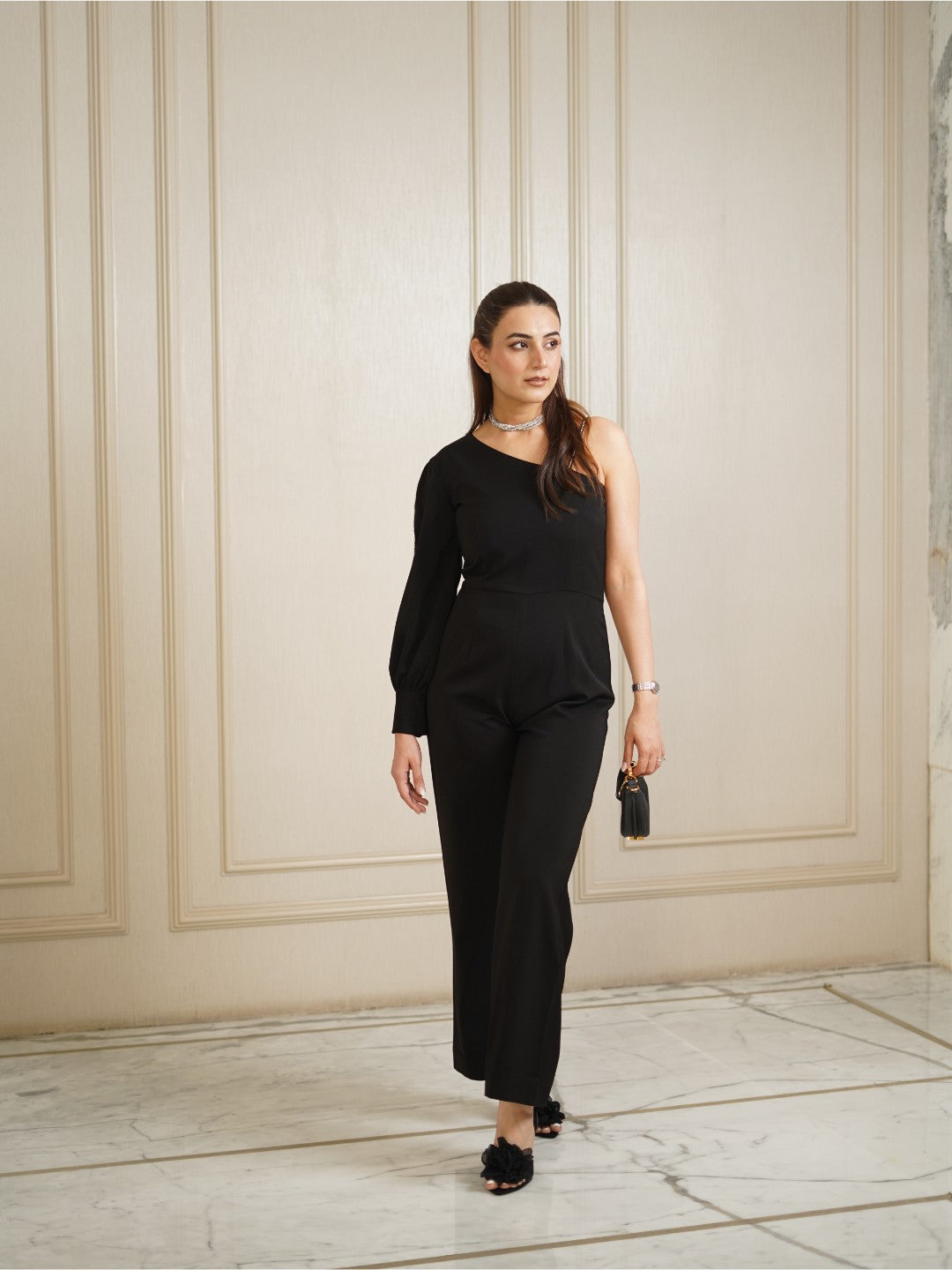 Rubal Wadhwa in One Shoulder Jumpsuit