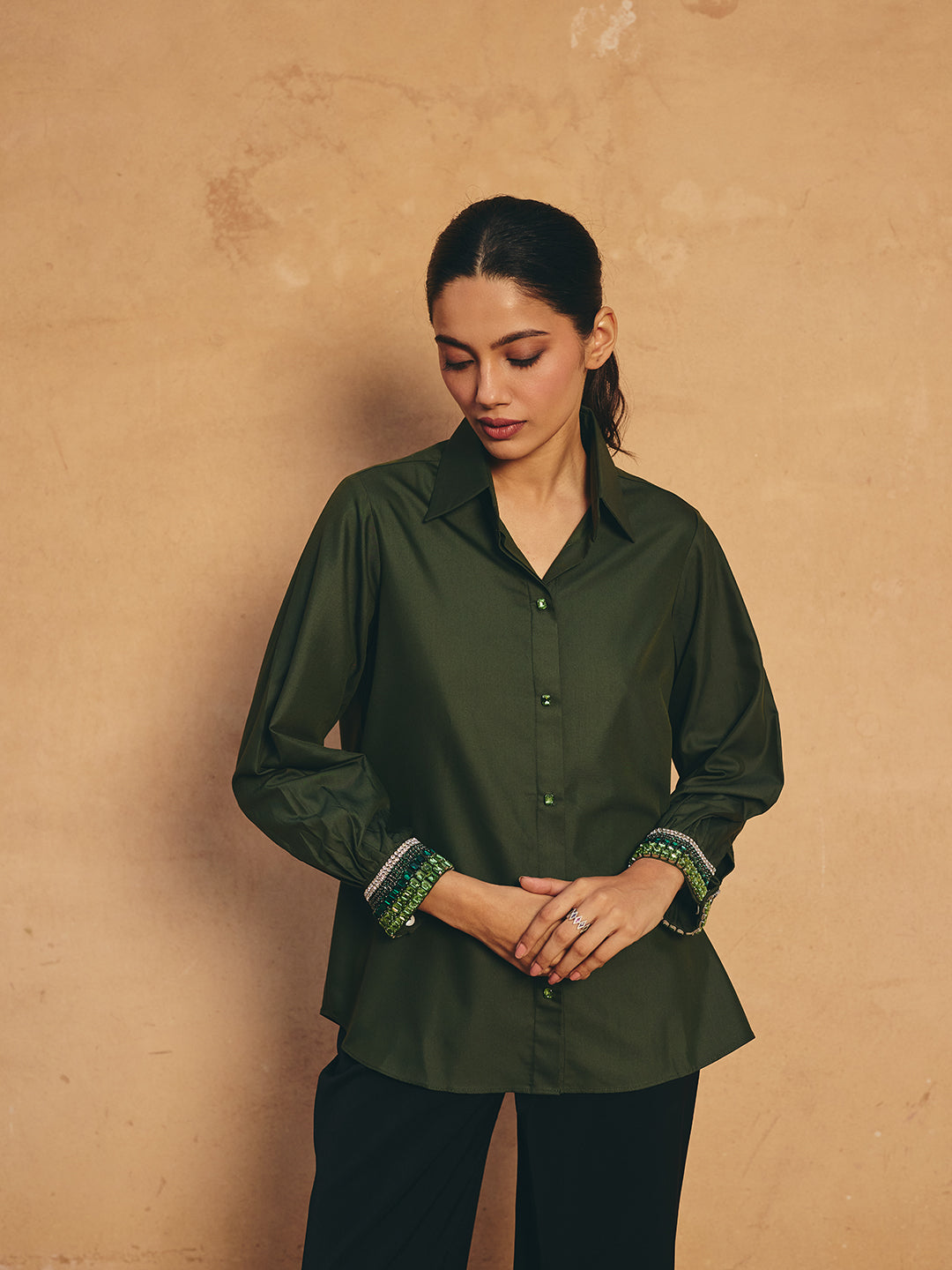 Ofelia Holly Shirt brown main image 0