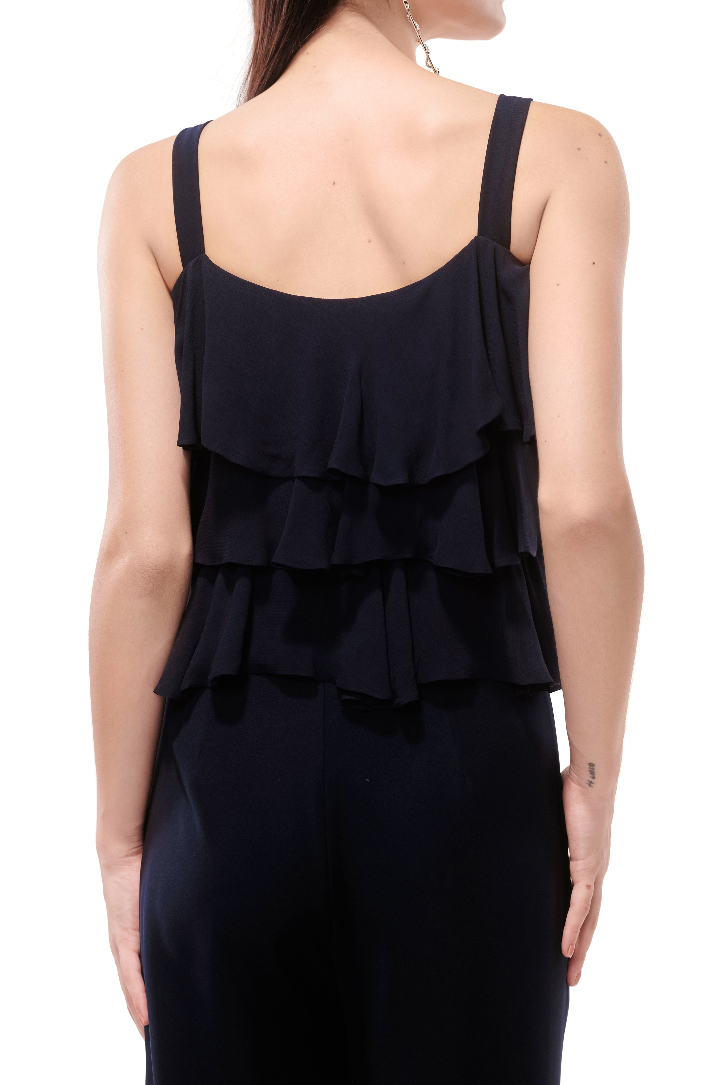 Marina Sleeveless Frill Top