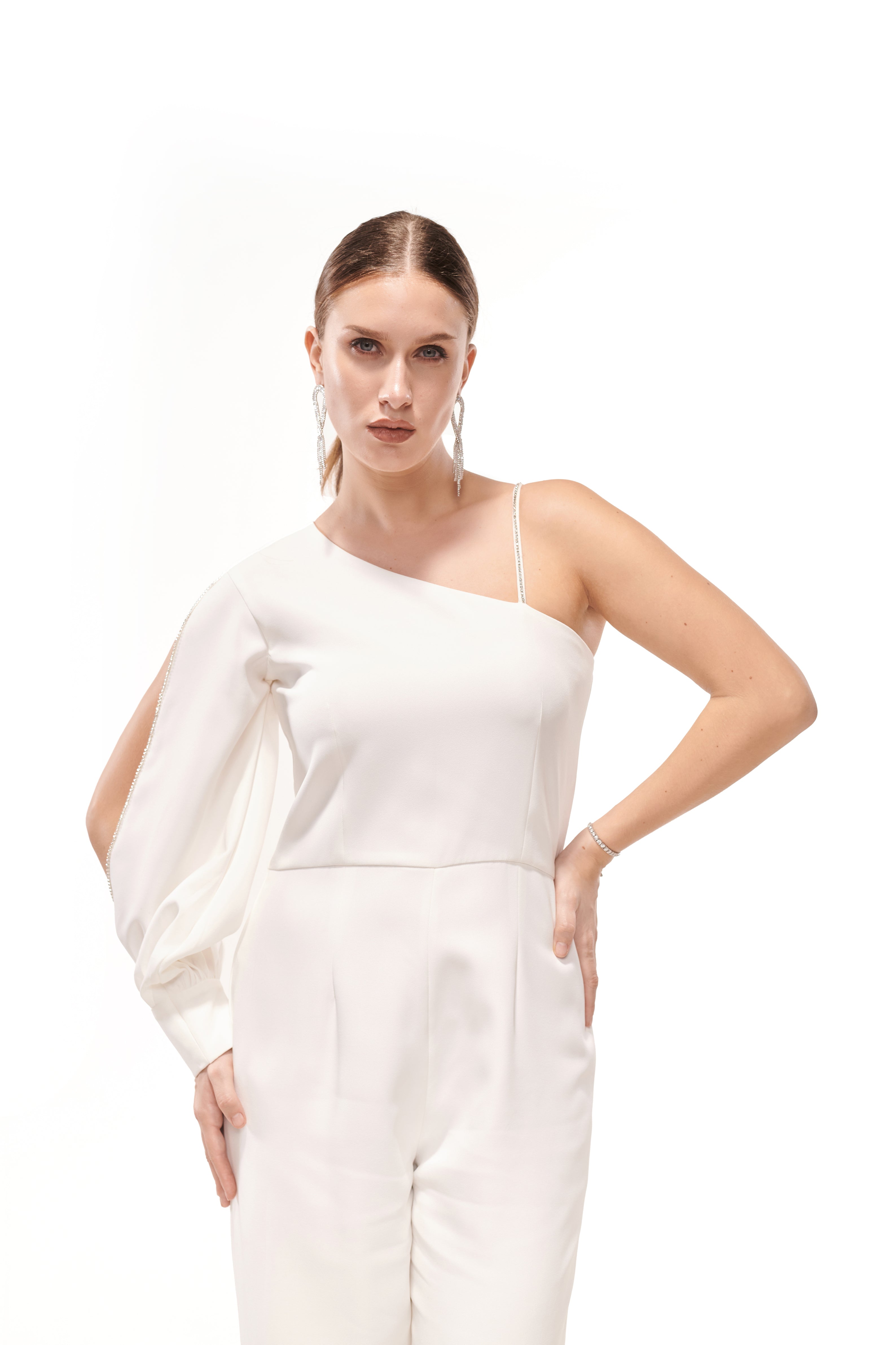 One Shoulder Jumpsuit