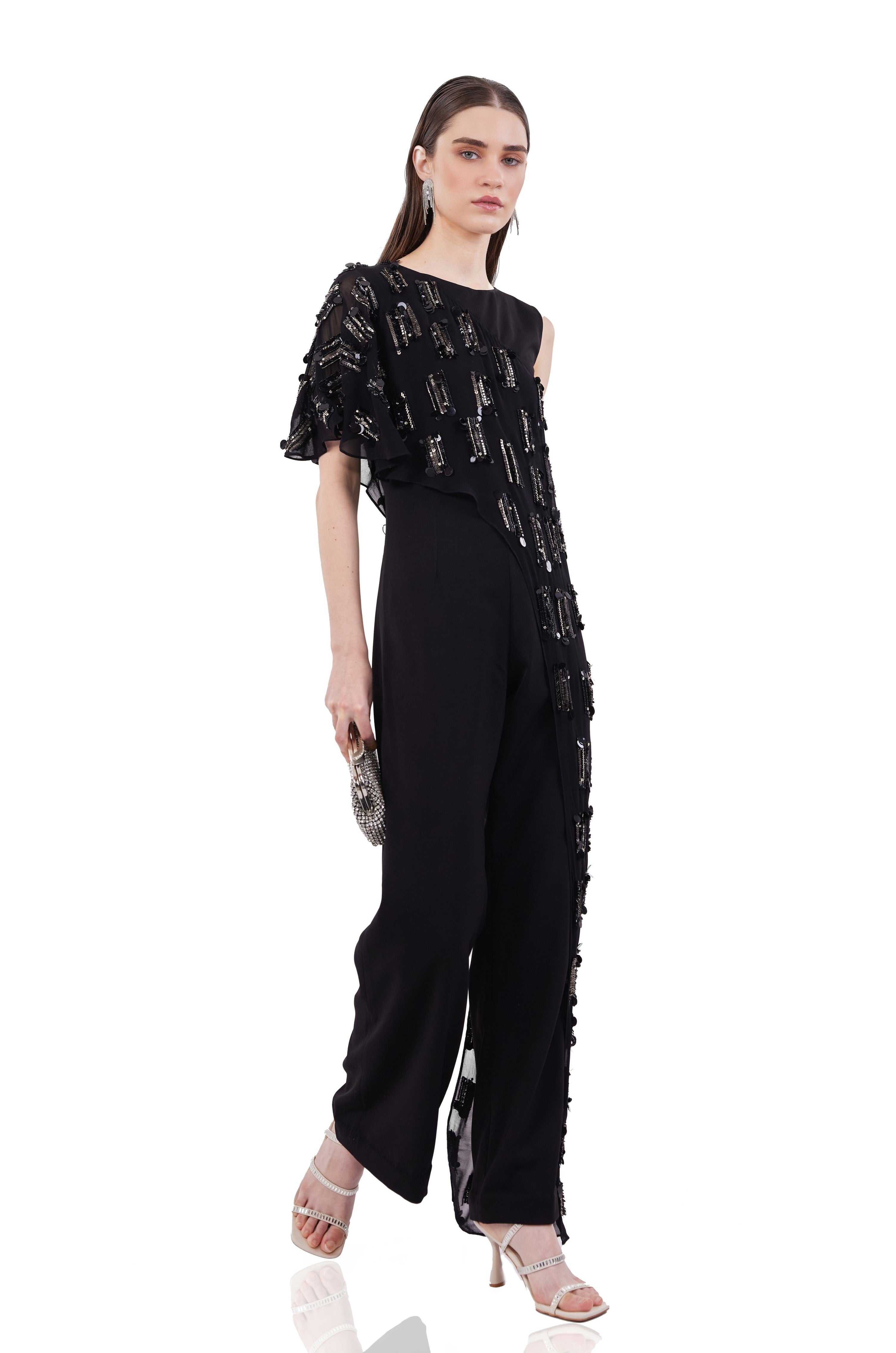 Arabella Cape Jumpsuit