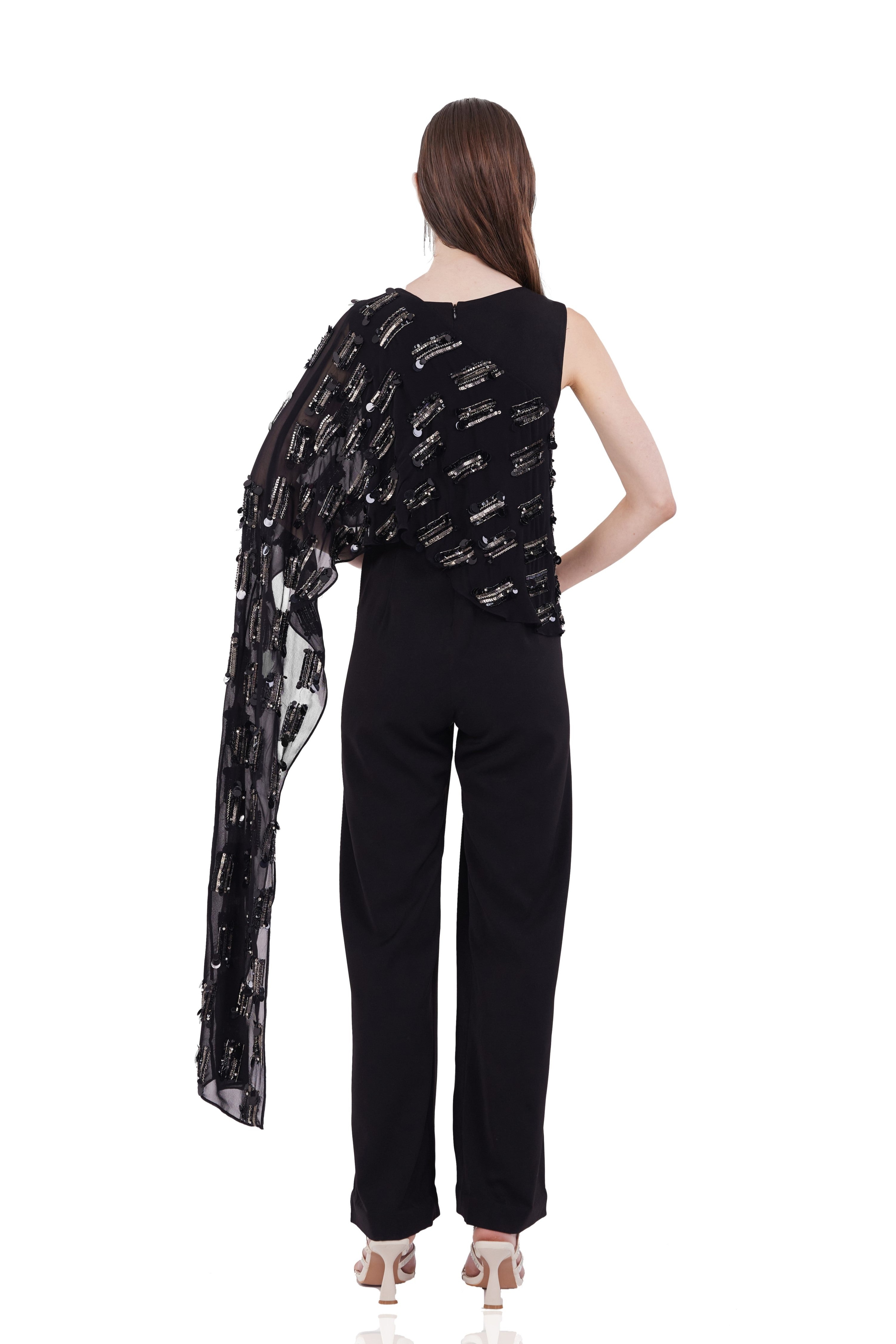 Arabella Cape Jumpsuit