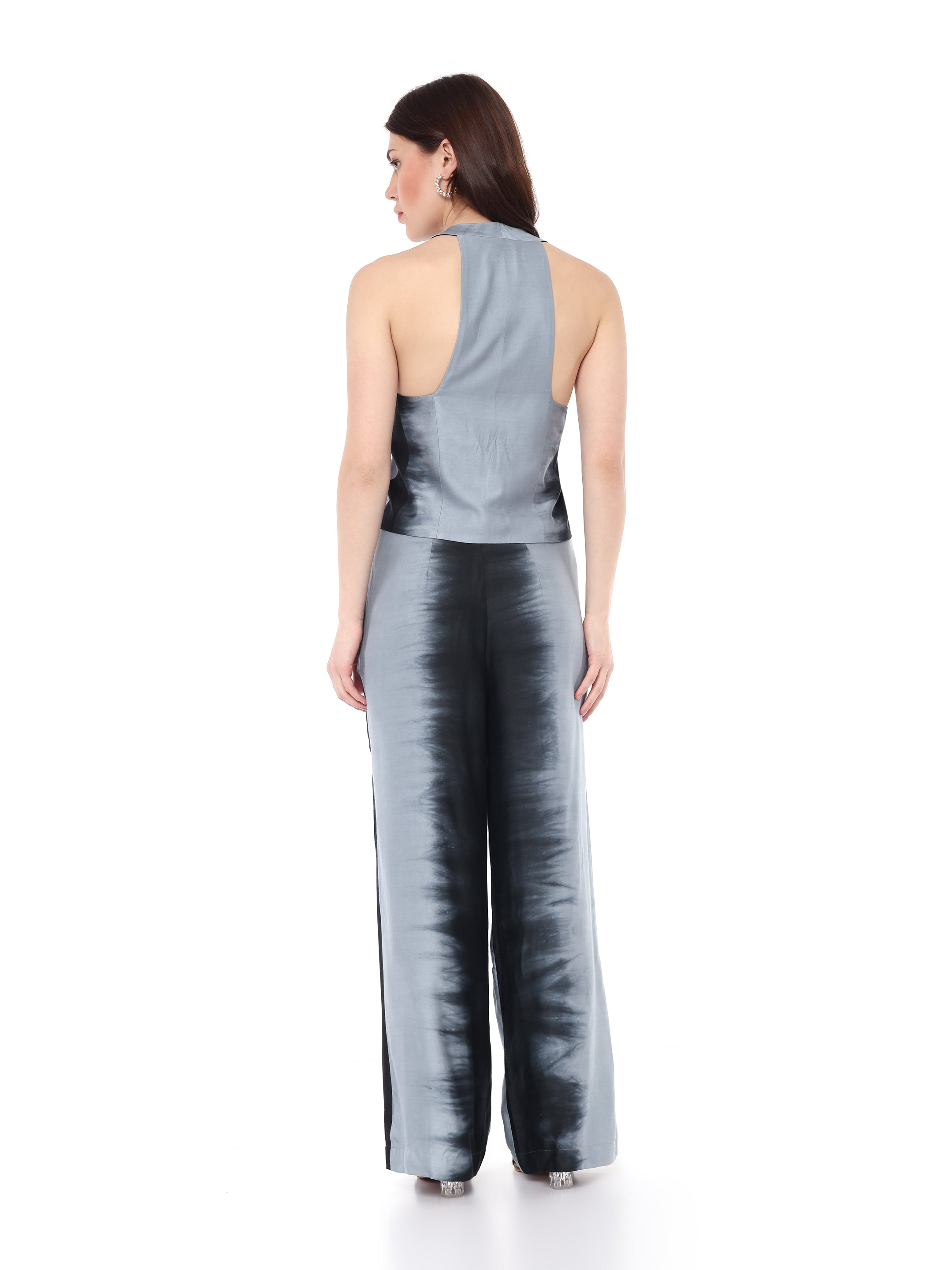 Halter Top & Straight Pants Set