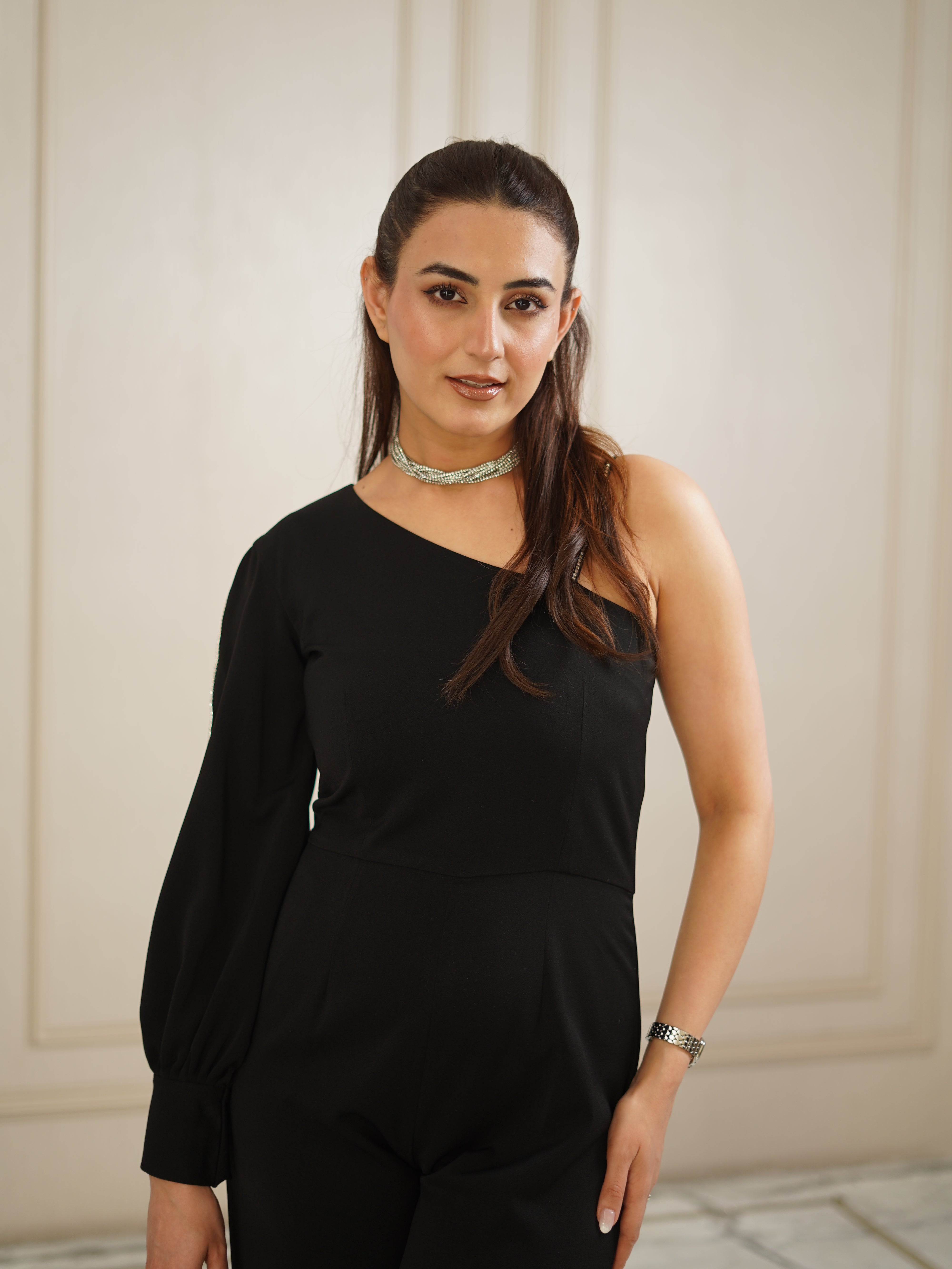 Rubal Wadhwa in One Shoulder Jumpsuit