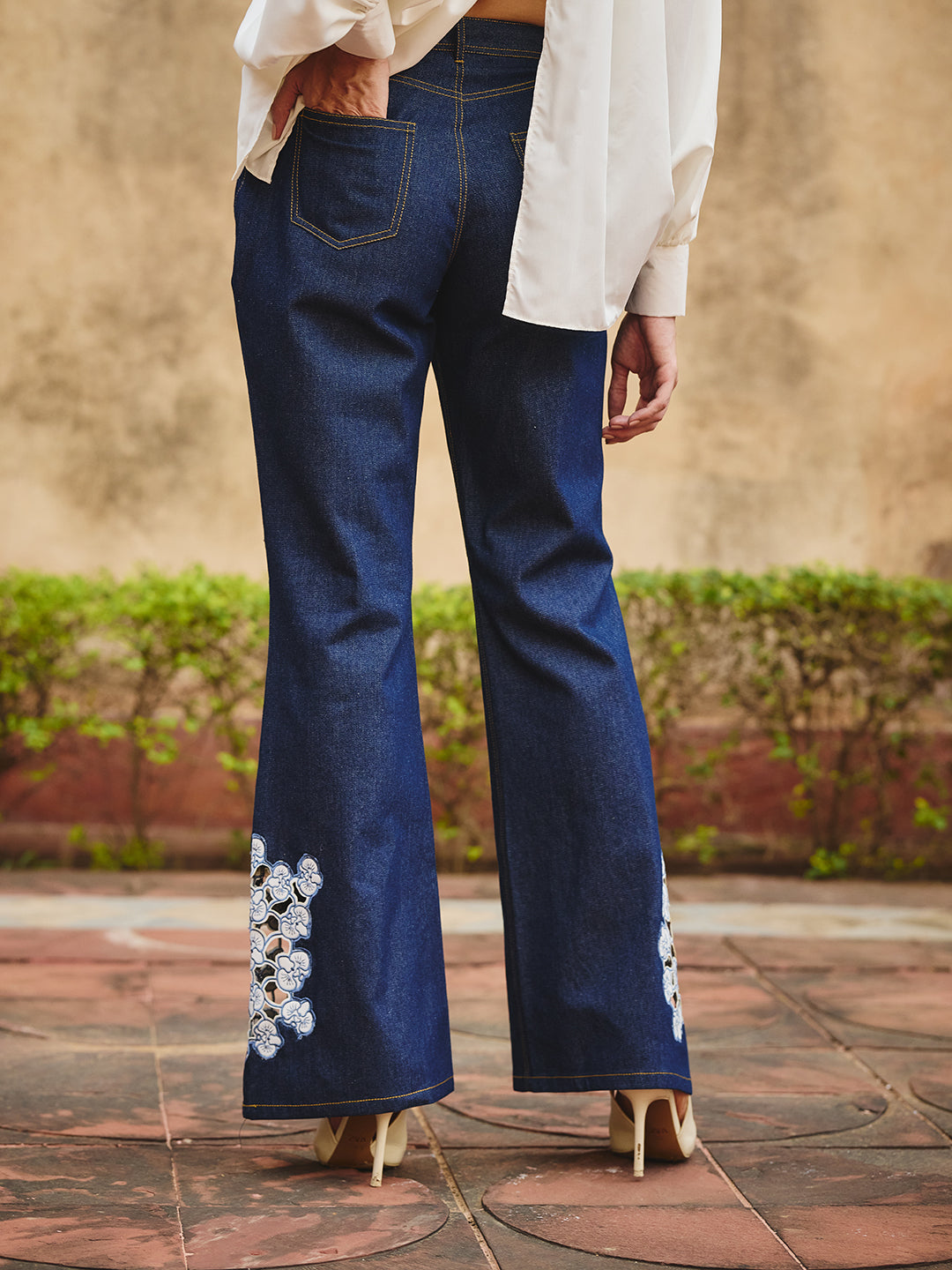 Elva flared denim