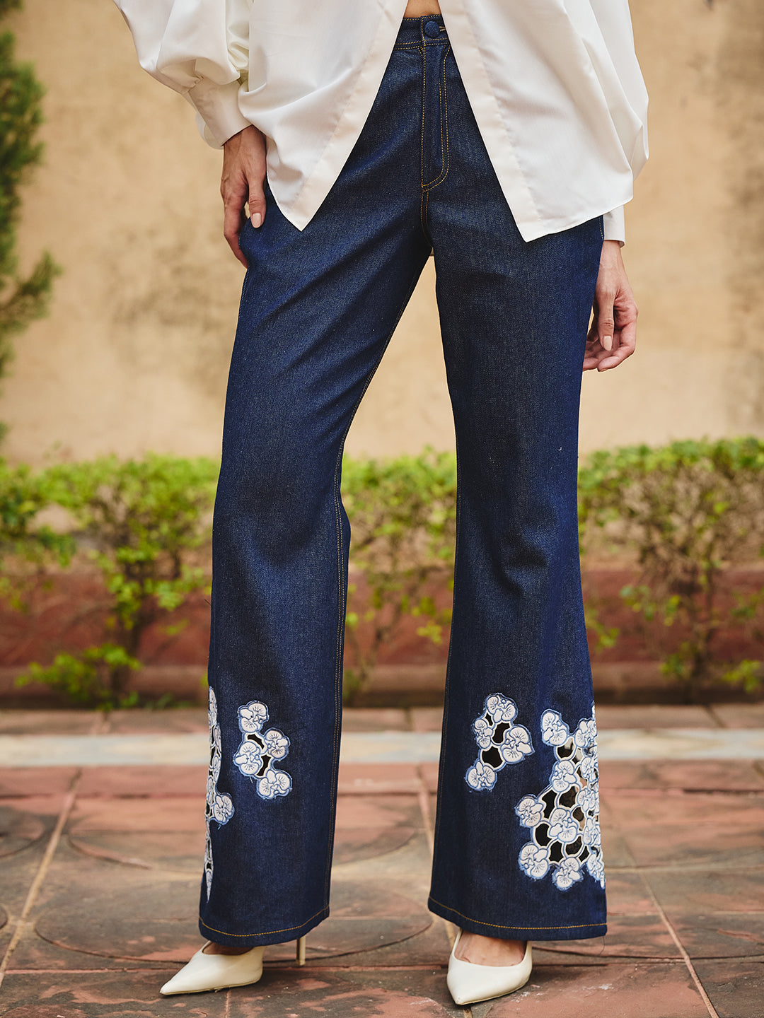 Elva flared denim