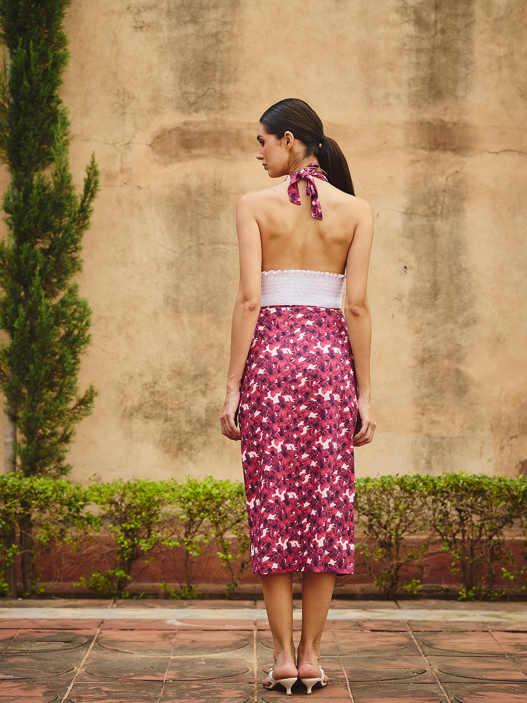 Seren Halter dress -Midi