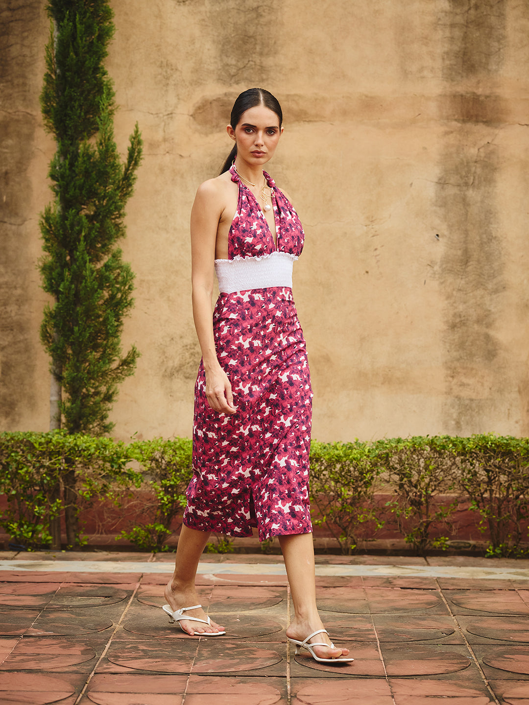 Seren Halter dress -Midi