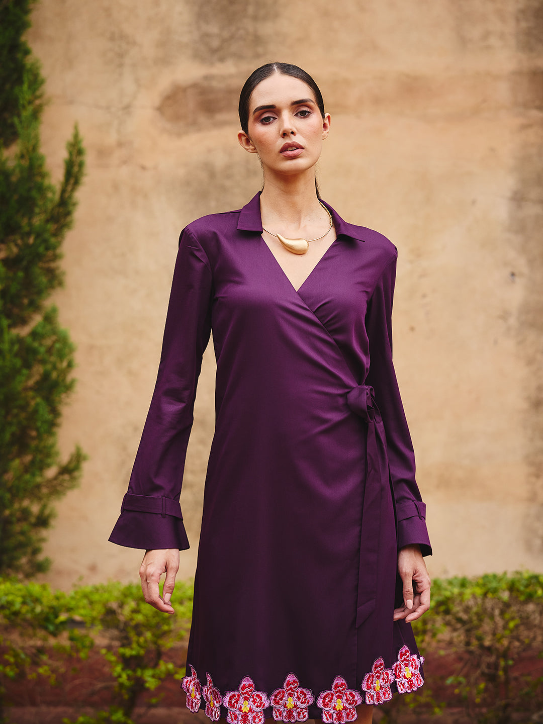 Orlaine Wrap Dress