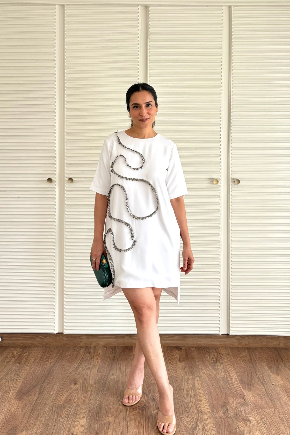 Urmi Daga in Beaded Long Top