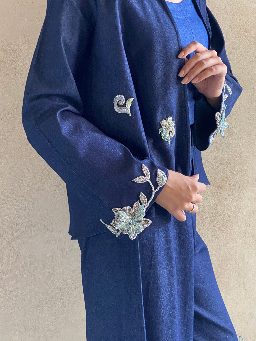 Coral Denim Set