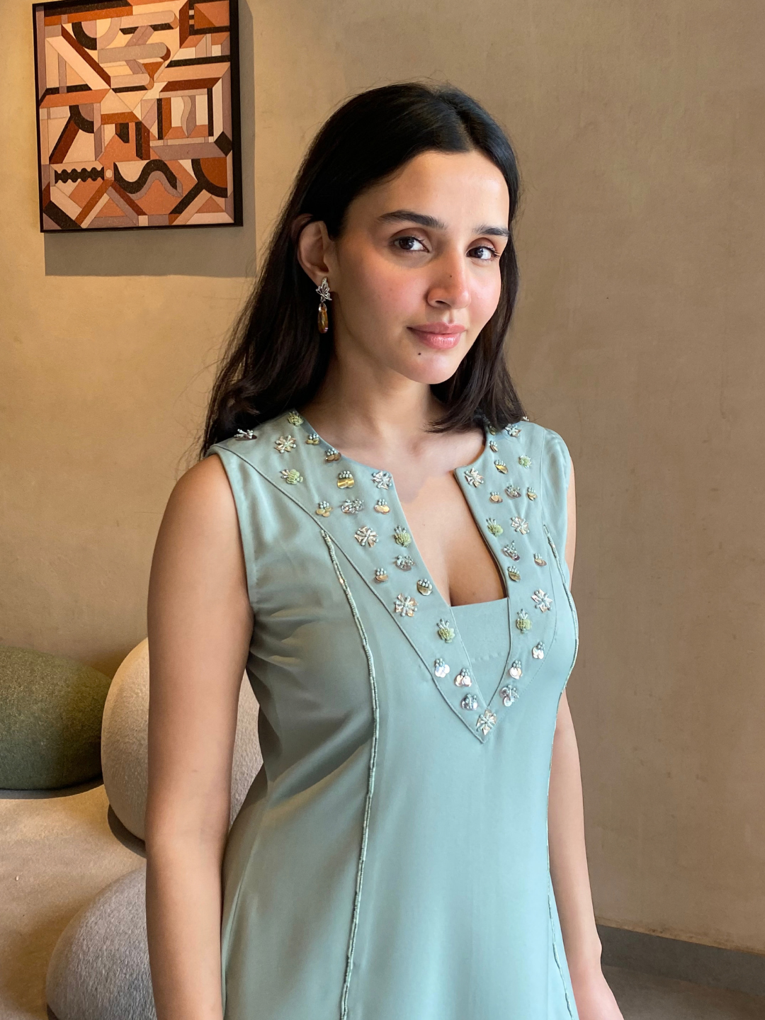 Kuan Mint Green Dress