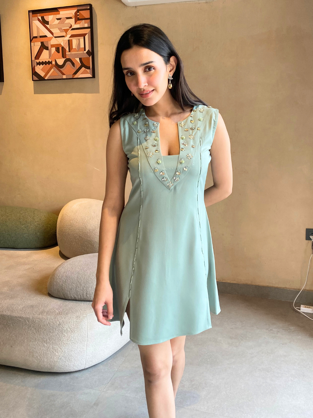 Kuan Mint Green Dress