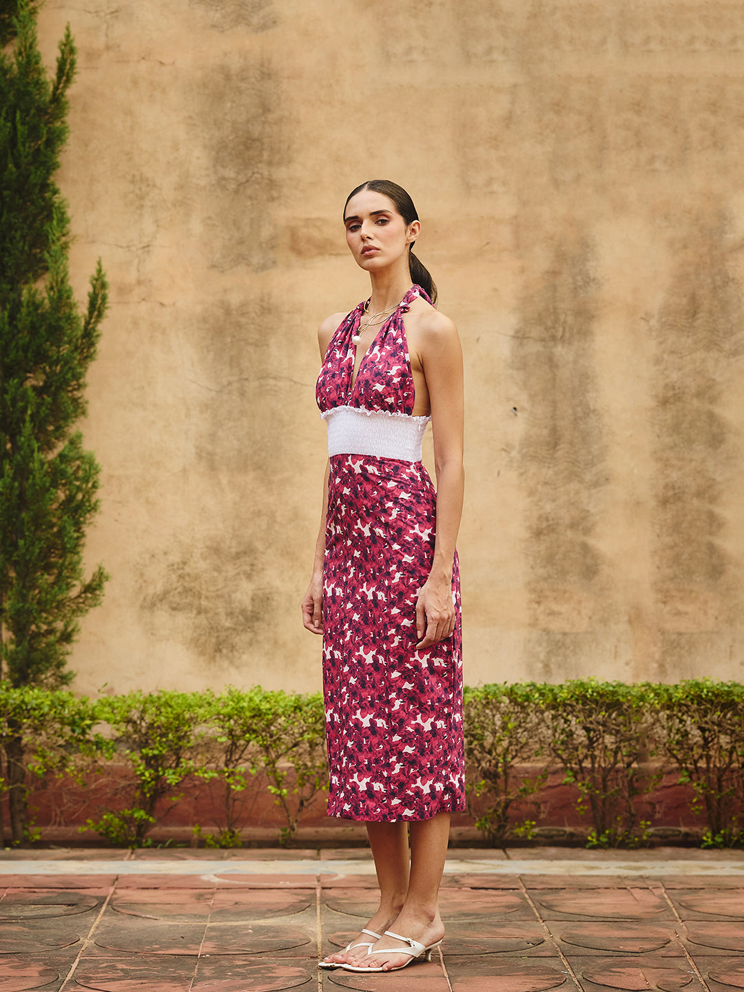 Seren Halter dress -Midi