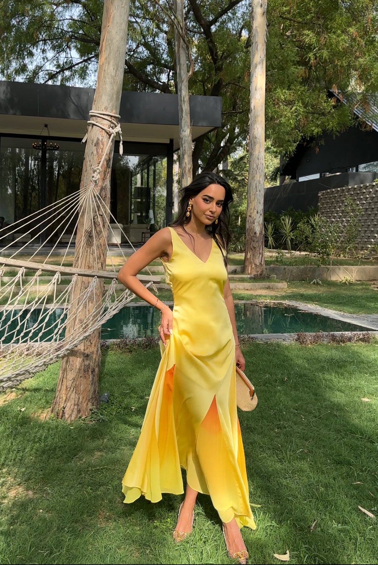 Arushi Mehra in Rina Ombre Dress